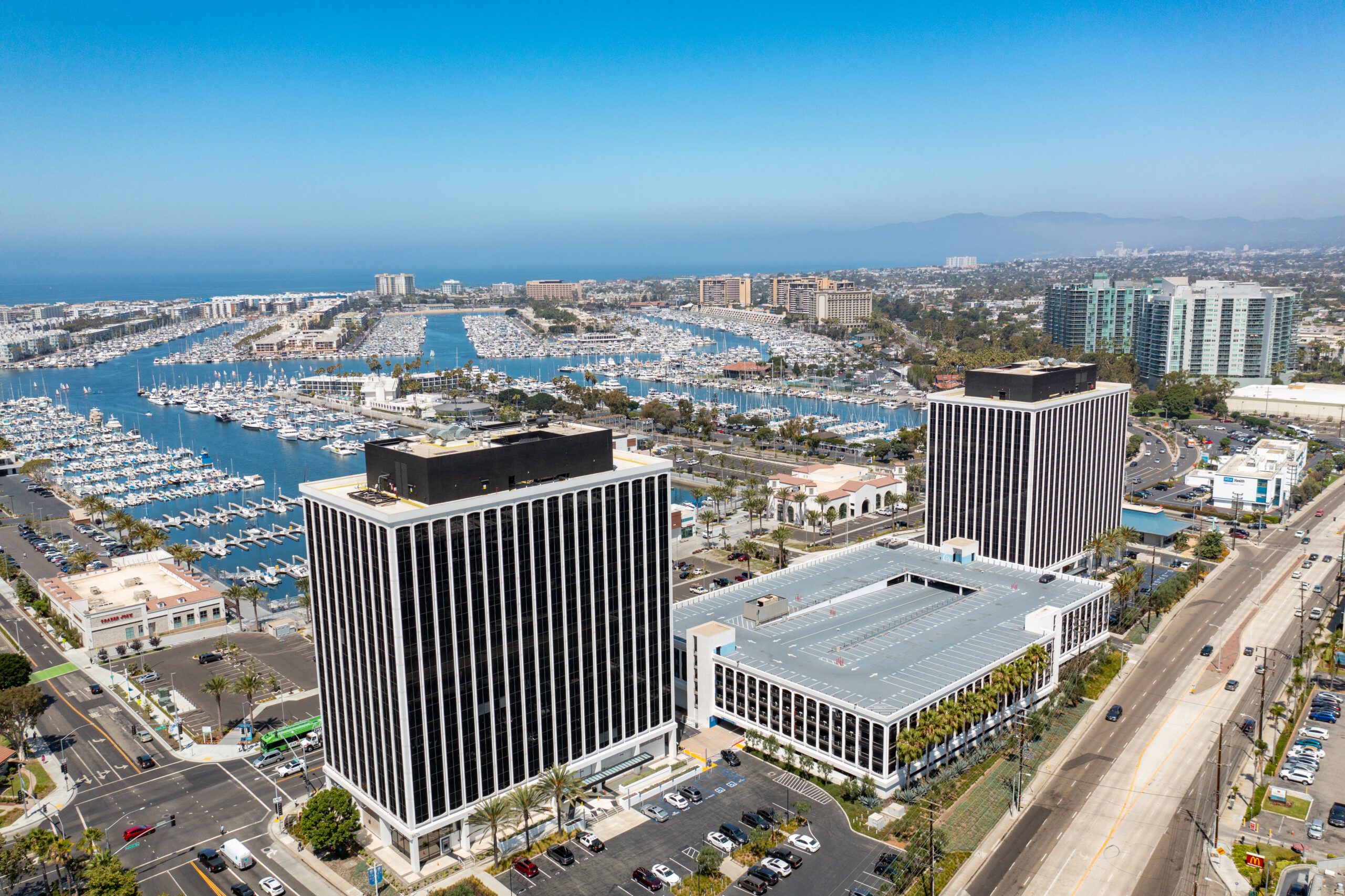 Aerial view of the USC Information Sciences Institute