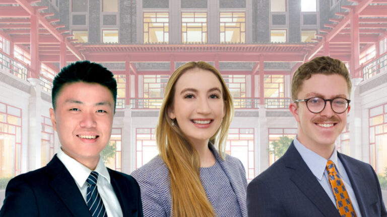 三名特洛伊人荣获知名苏世民奖学金来华留学
