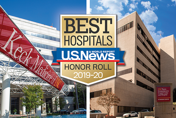 南加大Keck医学中心荣登美国新闻发布的“2019-2020最佳医院荣誉榜”-南加州大学中文官网